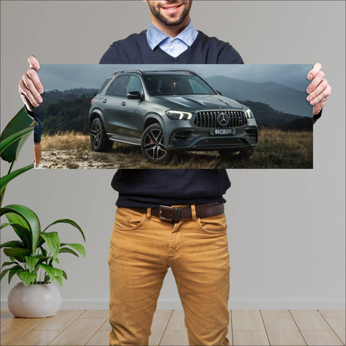 Cuadro 30x80cm Auto 2021 Mercedes Amg Gle 63 S A 486