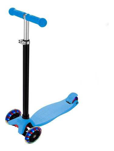 Scooter Patin Del Diablo Colores Niños Y Niñas 3 Llantas Color Azul