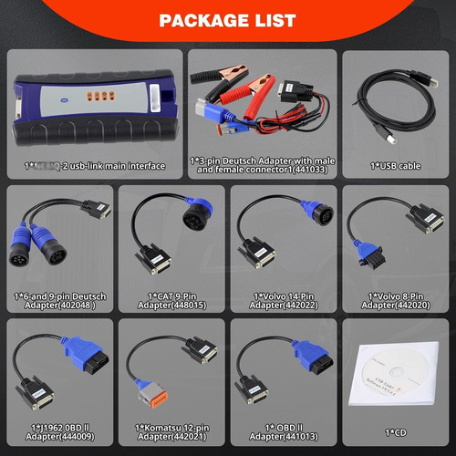Escáner Diagnóstico Scanner Camiones Para Nexiq Usb Link 2