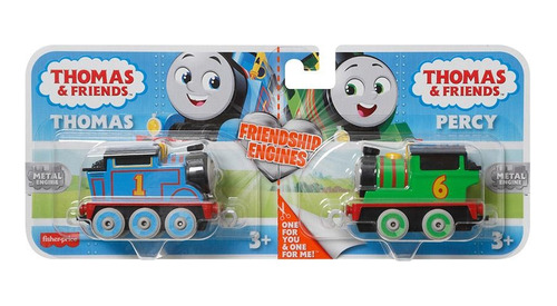 Tren Thomas & Percy  Friendship Pack   Push Along De Metal