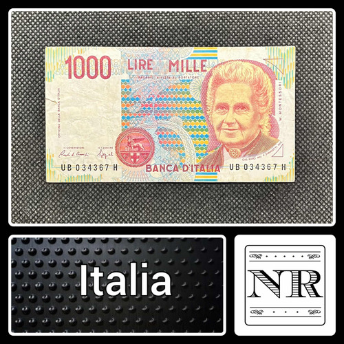 Italia - 1000 Liras - Año 1991 - P #114 - Montessori - Ub