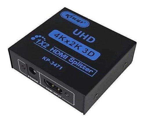 Splitter Hdmi 1x2 Divisor 1 Entrada 2 Saídas Full Hd 1080p