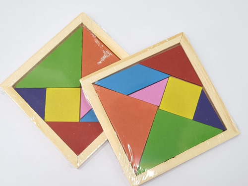 Tangram De Madera 11x 11cm