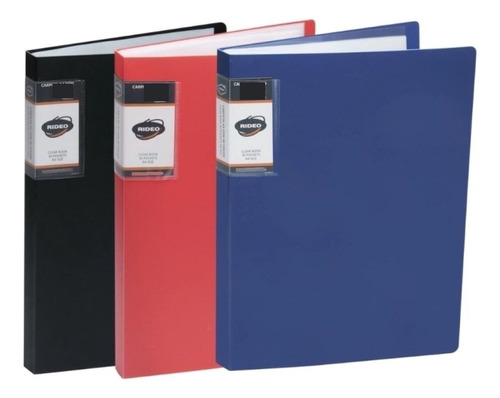 Carpeta Con Folios Oficio Matt Clasico Rideo X 20 Folios X4u