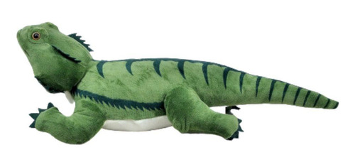 Iguana Pelúcia Verde 44 C M Comprimento Lavável