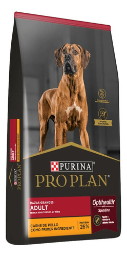 Alimento Croqueta Proplan Optihealth Adult Raza  Grande 13kg