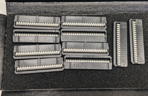 Lot Of 10 Amp Te - 40p Idc Ribbon/flat Cable Connectors Ccg