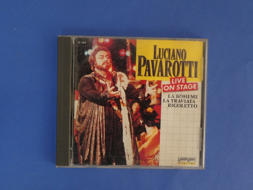 Cd Original Luciano Pavarotti , Live On Stage