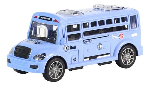 Para 6 Modelo De Autobús Escolar, Juguete Con Puerta Que Se
