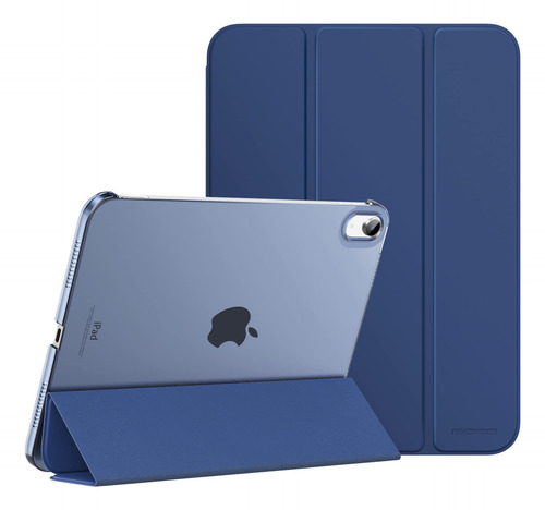 Funda Moko Para Ipad A16 11 Pulgadas 2025 Azul Translúcida Azul Marino