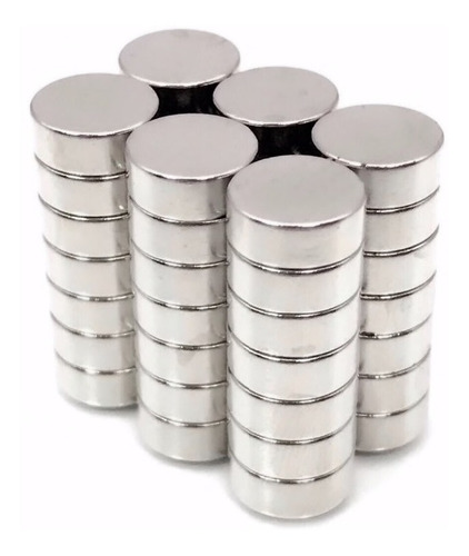 50pcs. Imã De Neodímio 10x4 Super Forte 10mm X 4mm N35