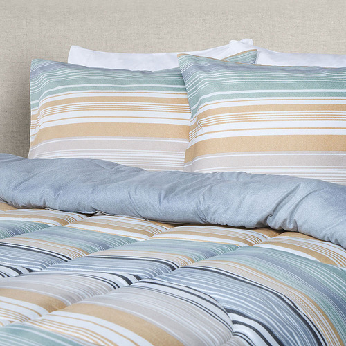 Plumón Reversible Soft Touch Alirio Azul King