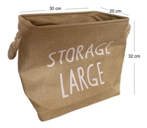 Imagen 2 de 3 de Cesto Organizador Para Baño O Dormitorio