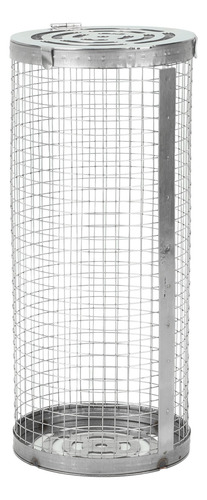 Cesta Enrollable Para Barbacoa De Rejilla Abierta De Acero I