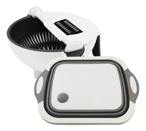 Pack Bowl Multifuncional + Tabla De Corte 3 En 1 Simplit