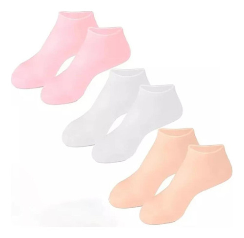 Ba Calcetines De Silicona Hidratantes Y Antigrietas Para