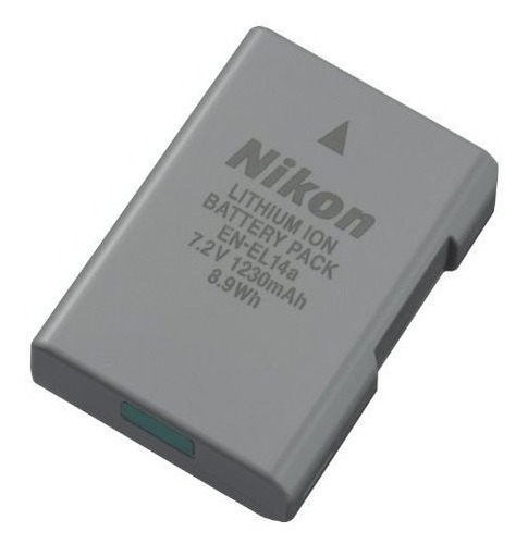 Nikon 27126 En-el 14a Bateria Recargable De Ion-litio (gris)