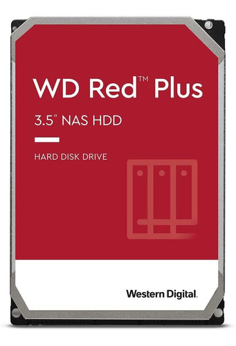 Disco Duro Wd Red Plus Nas De 3tb - 5400 Rpm, Sata 6 Gb/s