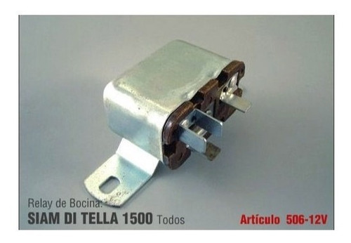 Relay De Bocina Siam Di Tella - Magnette - Argenta 12v