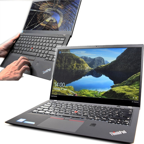 Imagen 1 de 8 de Notebook Lenovo Thinkpad X1 Carbon 5 Gen I7-7500u 8gb 256ssd