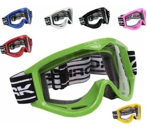 Oculos Motocross Pro Tork 788 Trilha Off Road Cross