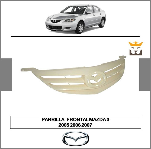 Parrilla Frontal Mazda 3 2004 2005 2006 2007 2008 2009