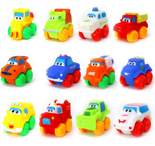 Juego De Coches Big Mo's Toys, Multicolor, 12 Pie...