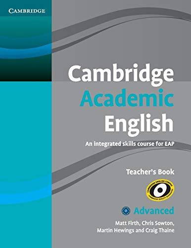 Libro Cambridge Academic English C1 Advanced Teacher's B De