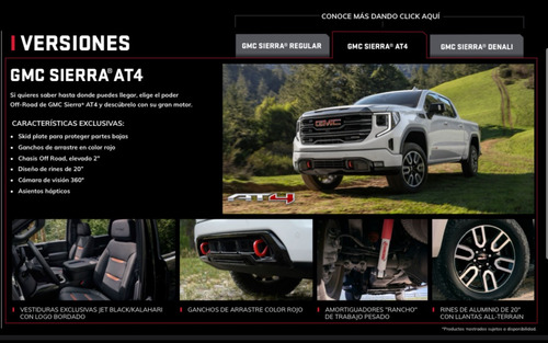 Gmc Sierra At4 V8 Ecotec 5.3l 355hp