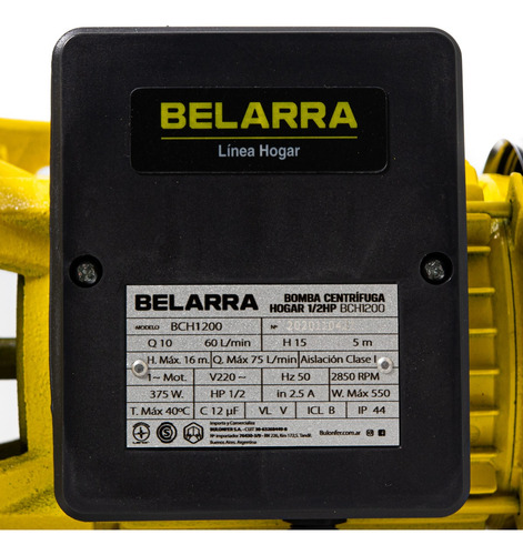 Imagen 9 de 10 de Combo Bomba Centrifuga 1/2 Hp + Manguera Piscina 1 X 30 Mt