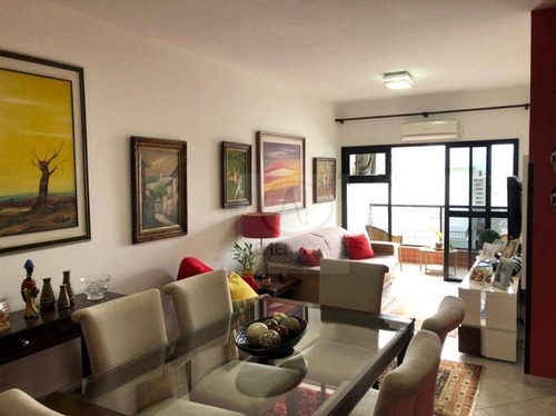 Imagem 1 de 30 de Apartamento Com 3 Dormitórios, 1 Suíte, Dependência Completa, 2 Vagas, Lazer Completo, À Venda, 104 M² Por R$ 890.000 - Boqueirão - Santos/sp - Ap11004
