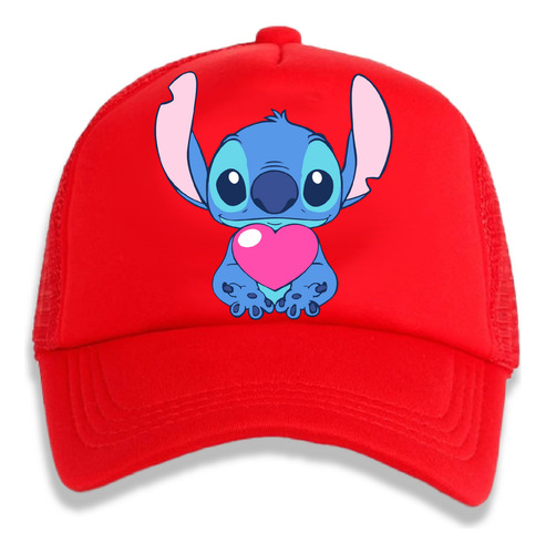 Jockey Gorro Niñas Stitch Corazon
