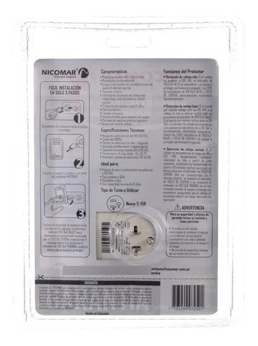 Imagen 2 de 2 de Protector De Voltaje Aire Acondicionado 220v Airmatic 20a