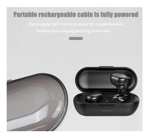 Auriculares Bluetooth Con Caja Recargable Manos Libres Wirel