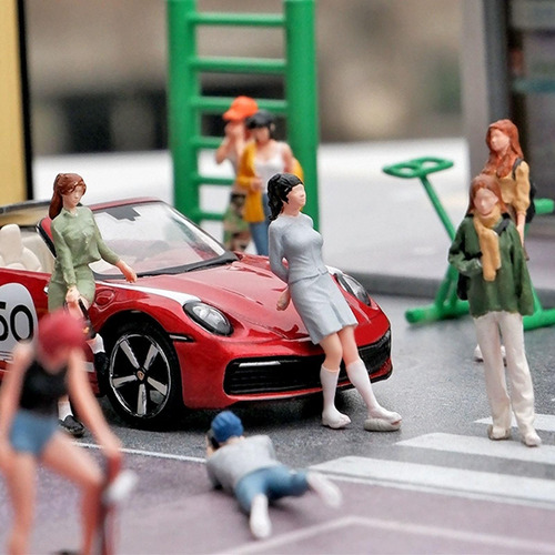 Figura De Resina Para Niña, Modelo De Personaje De Moda,