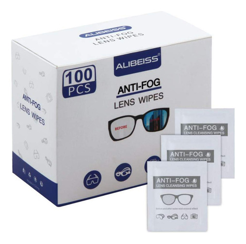 Alibeiss Toallitas Antivaho Para Lentes Prehumedecidas, 6 X.