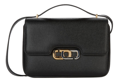 Cartera Marc Jacobs The J Link Cuero De Grano Negro 