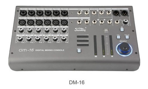 Consola Mixer Digital Soundking Dm-16 16 Canales Usb P/ iPad