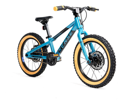 Bicicleta Aro 16 Infantil Mtb Sense Grom 2021 Alum Aqua/pto