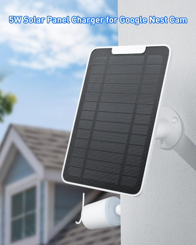 Panel Solar 5w Para Google Nest Cam Ip65