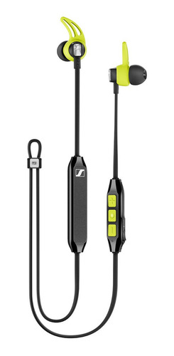 Imagen 3 de 6 de Auriculares Sennheiser Cx Sport In-ear Wireless Bluetooth Negro/verde