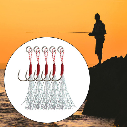 G 5 Anzuelos Auxiliares De Pesca Con Anzuelos De Pesca