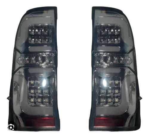 Stop Led Ahumados Hilux Toyota (ojos De Angel) 2007-2020 Par