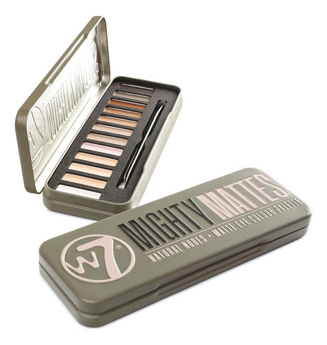 Sombra W7 Mighty Mattes - Falha De 12 Cores Nude Foscas...