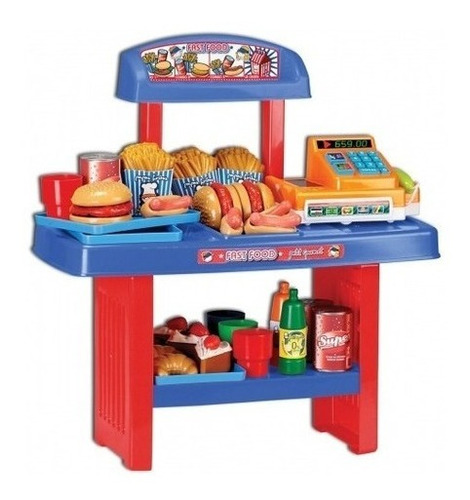Imagen 3 de 6 de Juego Comida Petit Gourmet Comidas Rapidas Lionels