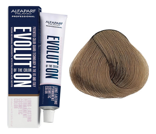 Tinte Alfaparf Milano Evolution 8.31 Rubio Claro Dorado Ceniza tono 8.31 rubio claro dorado ceniza para cabello