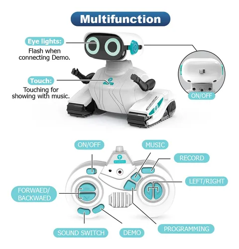 Hongca Juguetes Robot Para Ninos, Juguete De Robot Recargabl