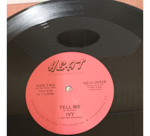 Lp Ivy Tell Me Importado (Usado)