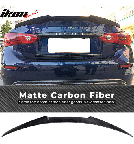 Spoiler Aleron Carbon Infiniti Q50 Luxe 2020 3.0l