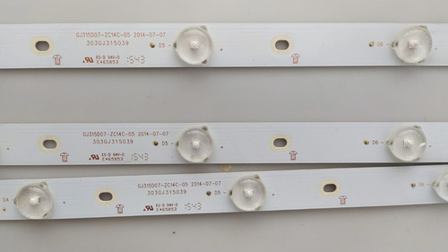 Tiras Led - Tv Philips 32phg5100-77 - Gj315d07-zc14c-05 (Usado)